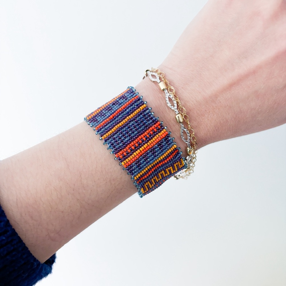 Handmade beaded bracelet